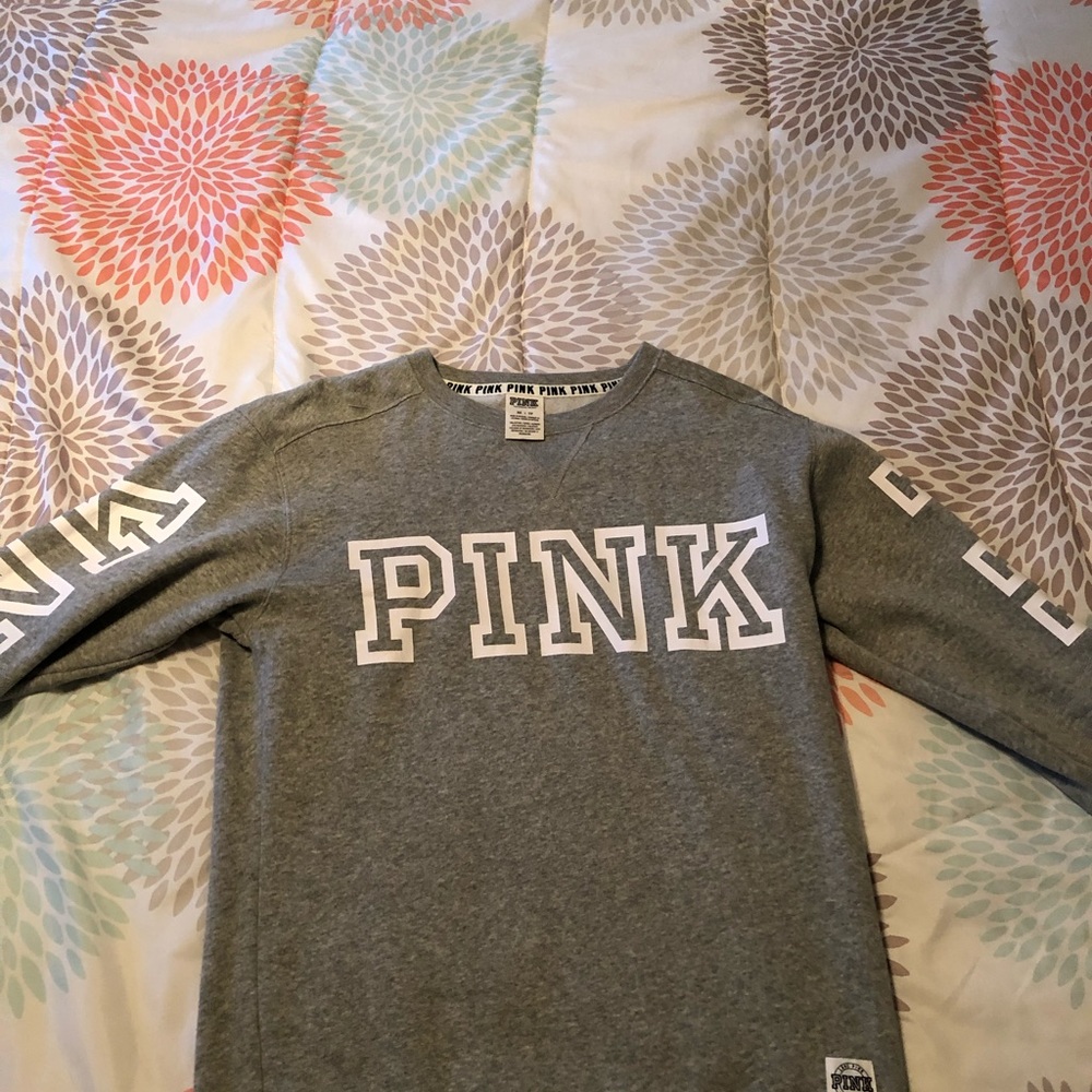 PINK crew neck sweatshirt